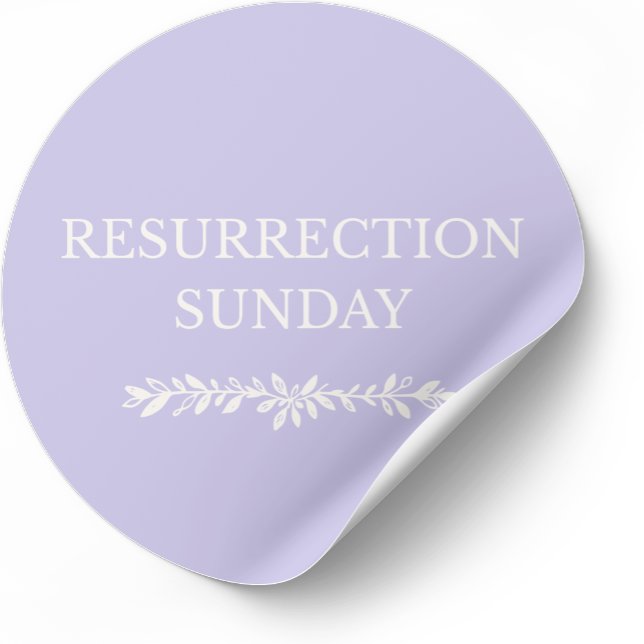 Adesivo Resurrection Sunday Christian Easter Sticker (Faith-based Easter sticker inspired by Scripture and resurrection hope.)