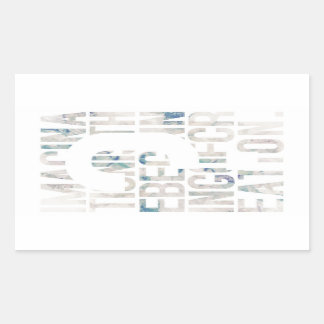 Adesivo Retangular メッセージ性／アート性を重視される方に seal gete