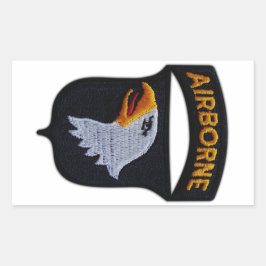Adesivo Retangular 10101 ruas de bordo Eagles Veterans LRRPS