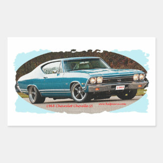 Adesivo Retangular 1968_Chevrolet_Chevelle_SS