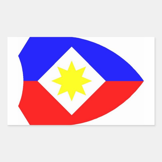 Adesivo Retangular 1LK sticker met ster (Frente)