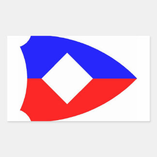 Adesivo Retangular 1LK zonder ster