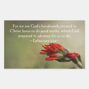 Adesivo Retangular 2:10 de Ephesians