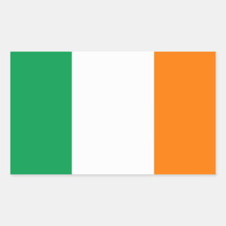 Adesivo Retangular 4 Irlanda Fl ag