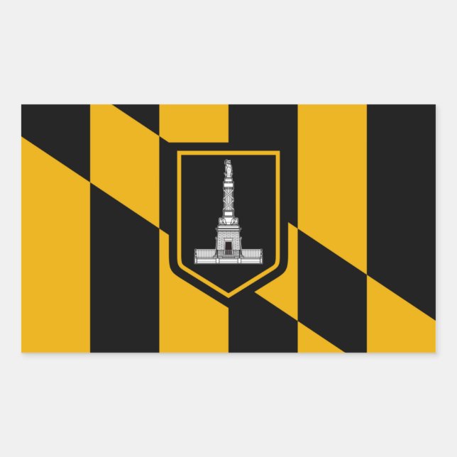 Adesivo Retangular 4 Sinalizador Baltimore (Frente)