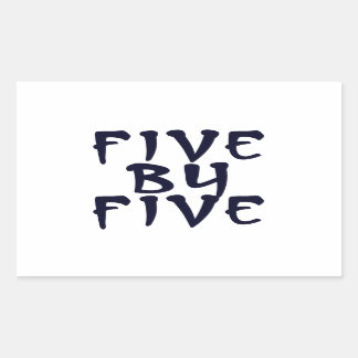 Adesivo Retangular 5 x 5