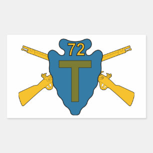 Adesivo Retangular 72.ª Equipe de Combate à Brigada de Infantaria