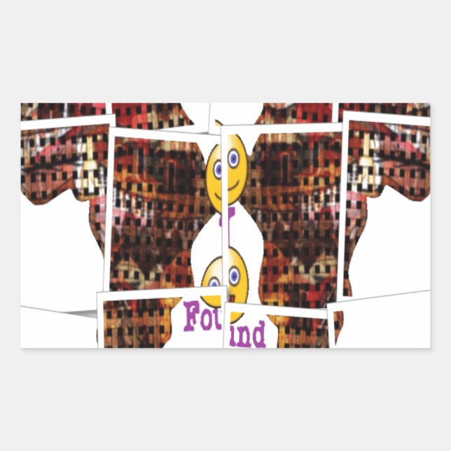 Adesivo Retangular A África é onde encontrei o Amor (Frente)