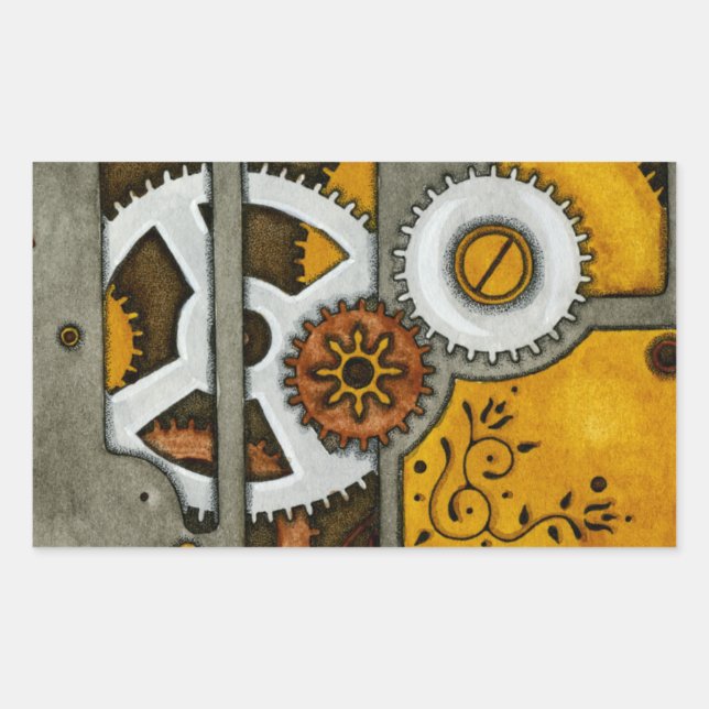 Adesivo Retangular A Caixa (Frente)