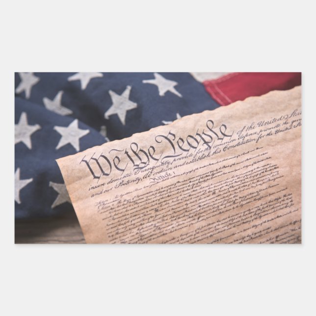 Adesivo Retangular A Constituição Pessoas (Frente)
