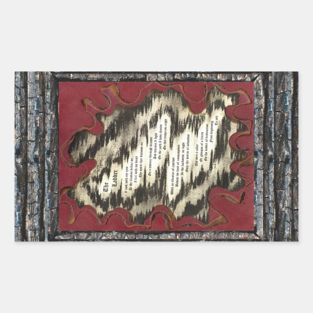 Adesivo Retangular A Escada (Frente)