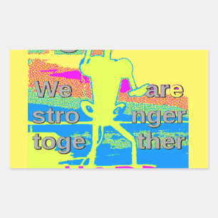 Adesivo Retangular A melhor esperança dos EUA é que a Hillary se fort