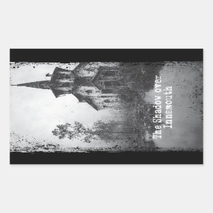 Adesivo Retangular A sombra sobre a nave afável Cthulhu Mythos