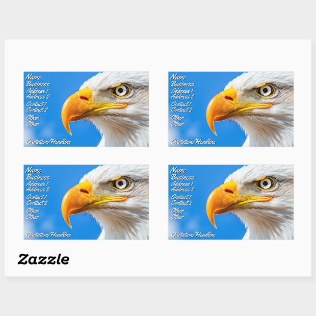 Adesivo Retangular A terra dos livres, a casa dos corajosos (Folha)