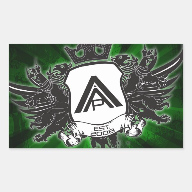 ADESIVO RETANGULAR AAP LOGO STICKER (Frente)