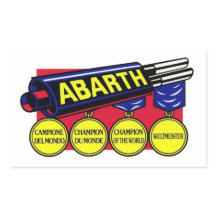 Abarth Exhaust Sticket