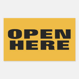 ADESIVO RETANGULAR ABERTO