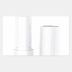 Adesivo Retangular Abra a vara do bálsamo de bordo