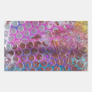 Adesivo Retangular Abstrato