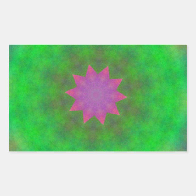 Adesivo Retangular Abstrato (Frente)