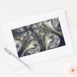 Adesivo Retangular Abstrato inicial