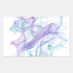 Adesivo Retangular Abstrato Purple Haze
