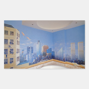 Adesivo Retangular Acidente em Nova York em Londres