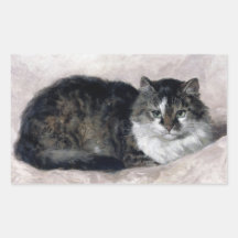 Adorável Cat Vintage Art Henriette Ronner Knip