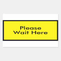 Aguarde aqui a mensagem personalizável amarela