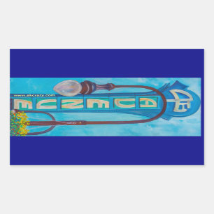 Adesivo Retangular Alaska 4.ª Avenida. Vinheta-Mágica