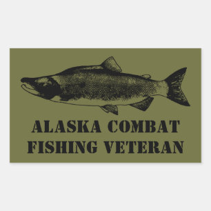 Adesivo Retangular Alaska Combate Veterano