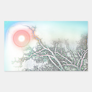 Adesivo Retangular Alcance para o céu