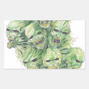 Adesivo Retangular Almas da arte inoperante