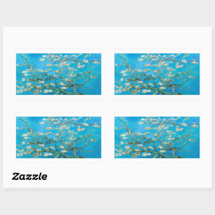 Adesivo Retangular Almond Blossom Vincent Van Gogh