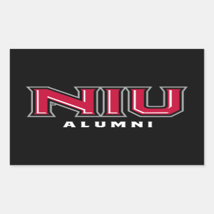 Adesivo Retangular Alumni NIU