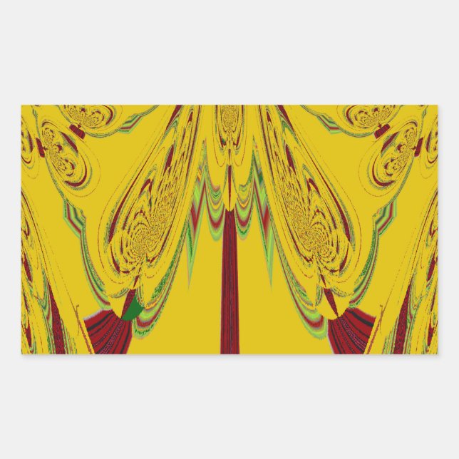 Adesivo Retangular Amarelo (Frente)