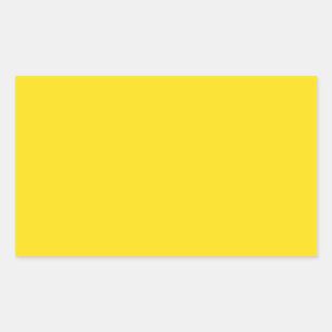 Adesivo Retangular Amarelo do Goldenrod