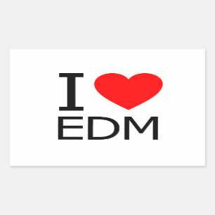 Adesivo Retangular Amo EDM