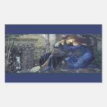 Amor entre as ruínas (por Edward Burne-Jones)