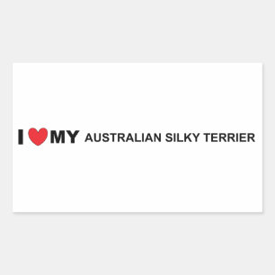 Adesivo Retangular amor sedoso australiano