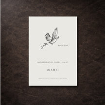 Andorinha - Ex Libris de Livro Vintage Personaliza