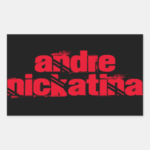 Adesivo Retangular Andre Nickatina