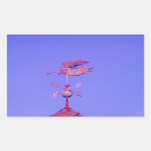 Adesivo Retangular Angel BLOW HORN WEATHER VANE