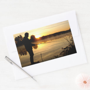 Adesivo Retangular Angler manhã