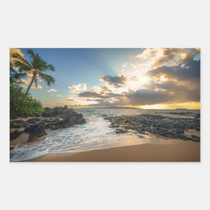 Adesivo Retangular Angra da praia Makena de Makena