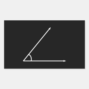 Adesivo Retangular Ângulo agudo