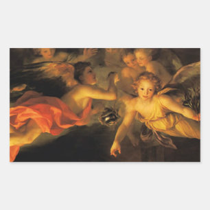 Adesivo Retangular Ângulos de Natal