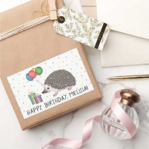 Adesivo Retangular Animal Pigmeus Africano - Parabéns