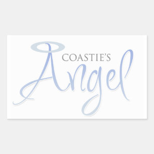Adesivo Retangular Anjo da Coastie