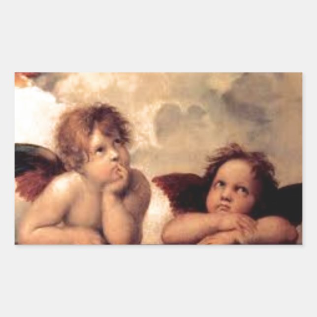 ADESIVO RETANGULAR ANJOS DE PENSAMENTO (Frente)